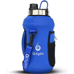 half gallon water bottle, hydro jug water bottle, half gallon water bottle with straw and handle
