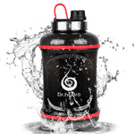 Water Bottle, 100 oz water bottle, water jug with straw, hydro jug water bottle with sleeve, gallon water jug with straw, water jug