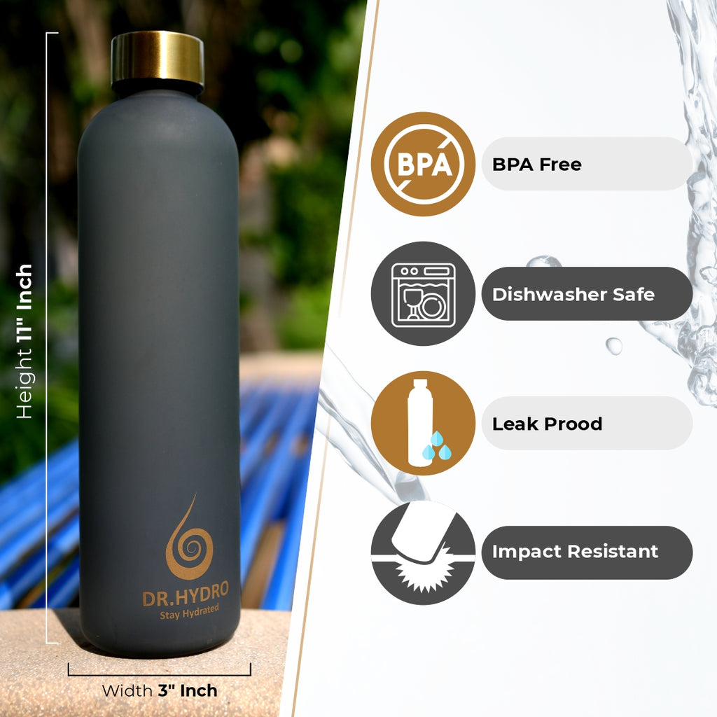 Doseno Reusable Water Bottle, Water Bottle with Time Marker, Plastic Water  Bottles to Ensure You Dri…See more Doseno Reusable Water Bottle, Water